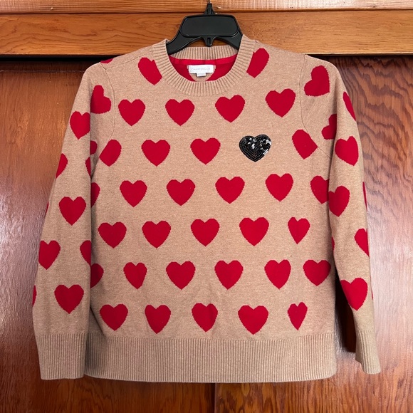 Character Club Heart Sweater SZ L - Picture 8 of 8